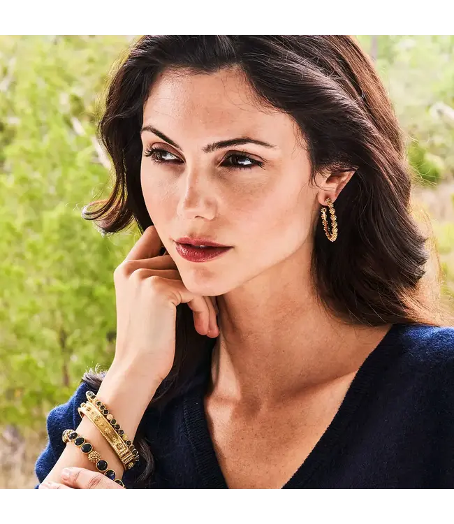 CAPUCINE DE WULF Berry  Icon Medium Hoop Earrings - Gold