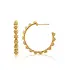 Berry  Icon Medium Hoop Earrings - Gold
