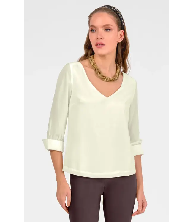 Gretchen Scott EVERYONE TOP 3/4 SLEEVE