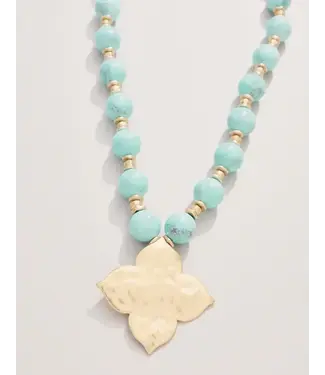 Spartina Richmond Hill Necklace 18" Light Turquoise
