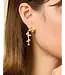 Butterfly Dangle Earrings Gold