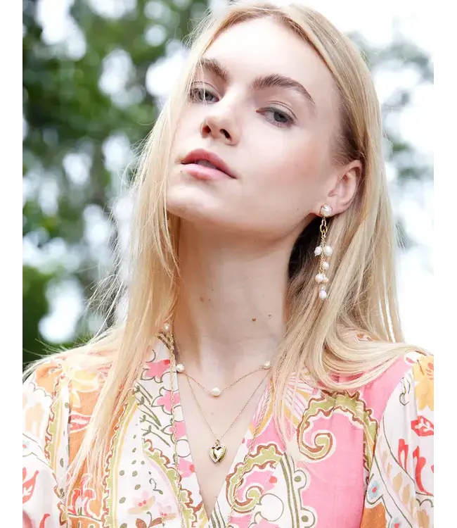 Spartina Pearl Party Tassel Earrings Pearl