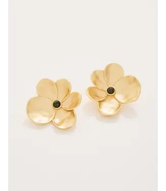 Spartina Viola Earrings Black