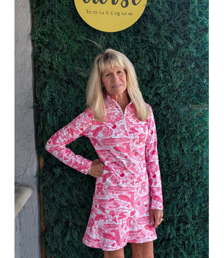 AVA CUSTOM QUARTER ZIP VENICE TOP