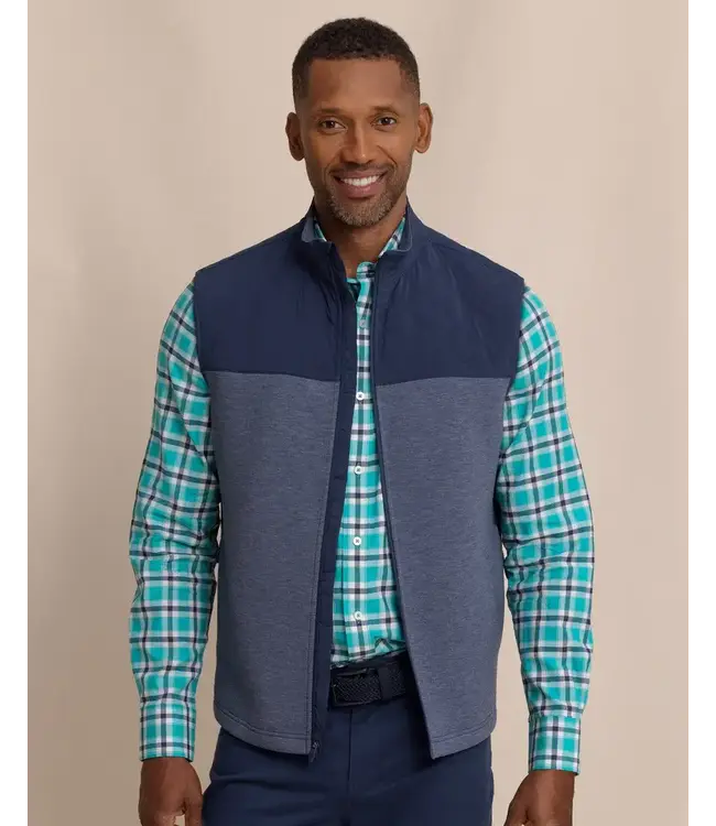 Southern Tide M Waterfront Quilted Vest