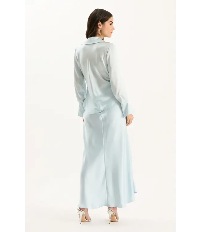 Tyler Boe ASTRID CHARMEUSE BLOUSE