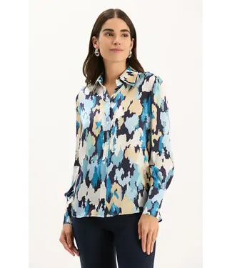 Tyler Boe CHLOE SILK HOLIDAY CAMO