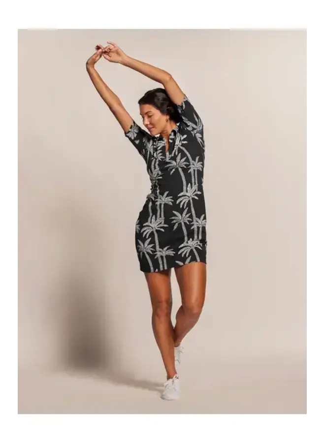 PALM LINED-N PHOENIX DRESS