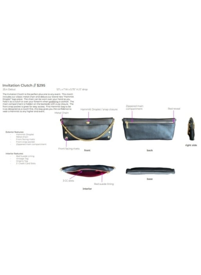 invitation clutch