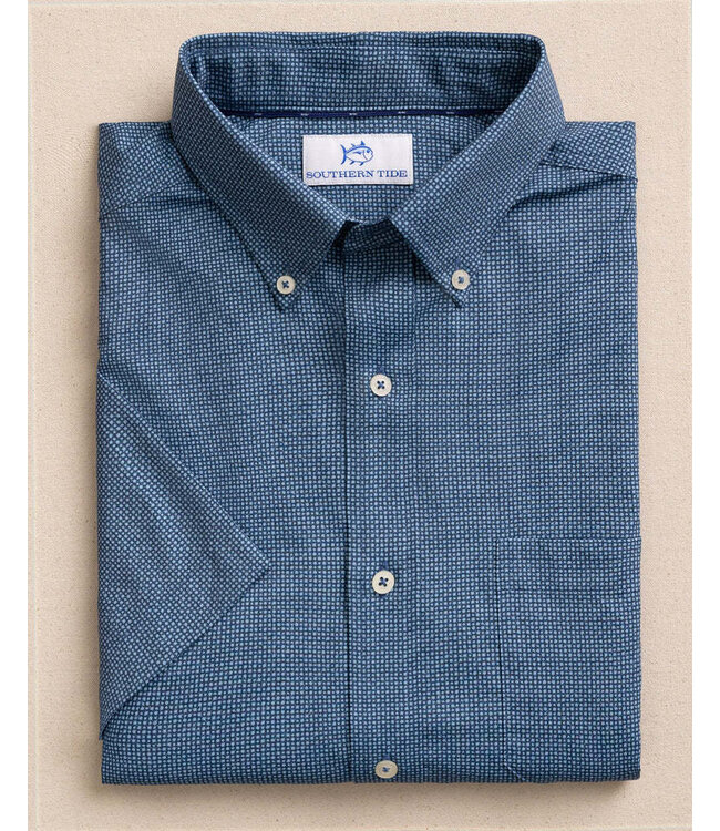 M SS brrr IC Eastport Heather Sportshirt