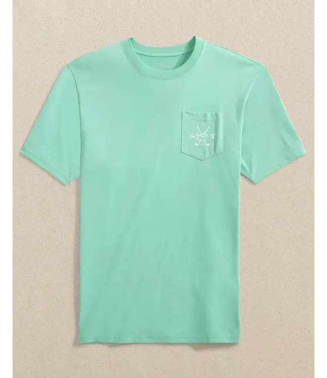 Southern Tide M SS Sunrise on the Green Tee
