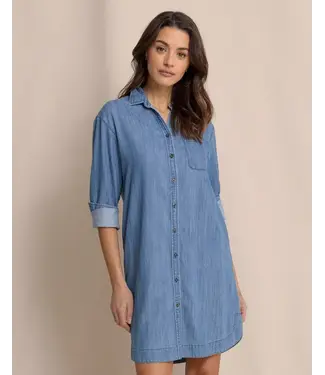 Southern Tide - Womens W Cam Denim Dress