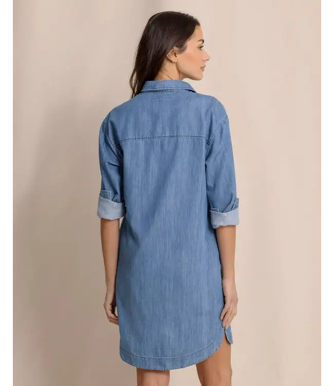 Southern Tide - Womens W Cam Denim Dress