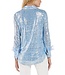 BRANDY BLOUSE SEQUINS W/FEATHERS