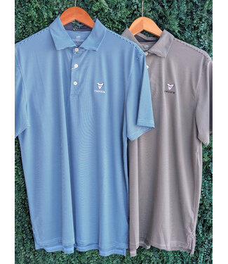 Southern Tide Venice Logo -M SS Brrreeze Meadowbrook Stripe Polo