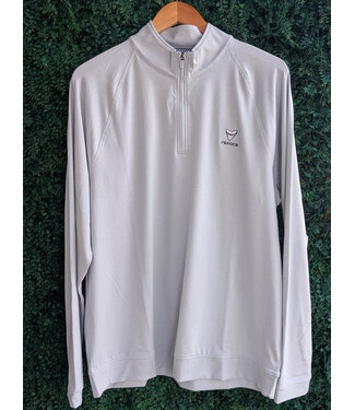 Southern Tide M Cruiser Hthr Qtr Zip - Venice Logo