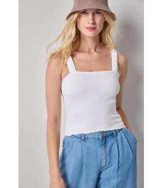 Lilla P ORGANIC SMOCKED TANK