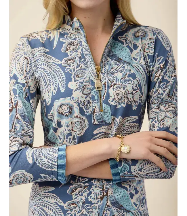 Nora Fringe Dress St. Augustine Bird Palm