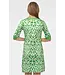 Split Neck Dress- Arabesque
