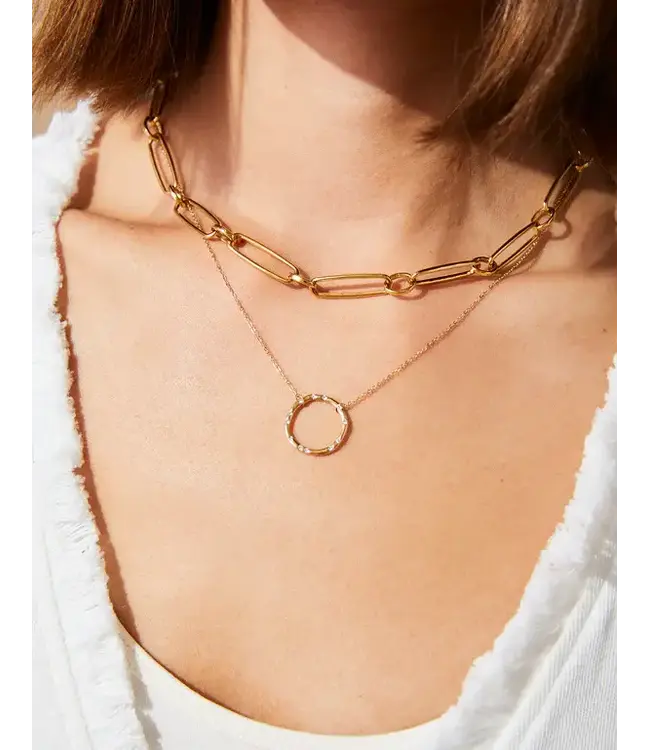 SP Calibogue Sound Necklace 17" Gold