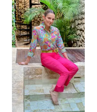 Gretchen Scott Boyfriend Shirt - Blooming Party