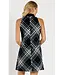 MAUREEN PONTE DRESS / GRAND PLAID