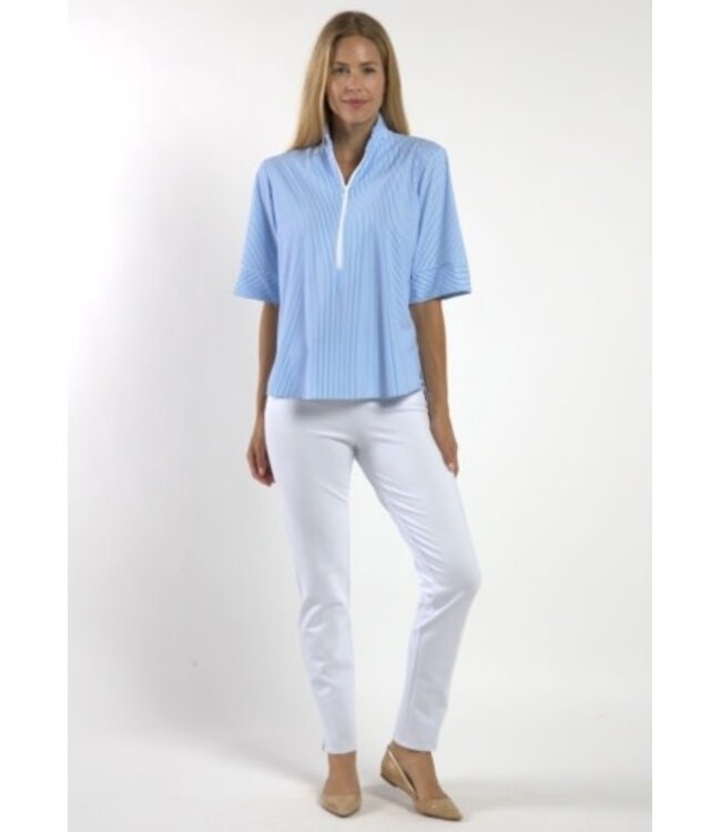 JULIET TOP PINSTRIPE