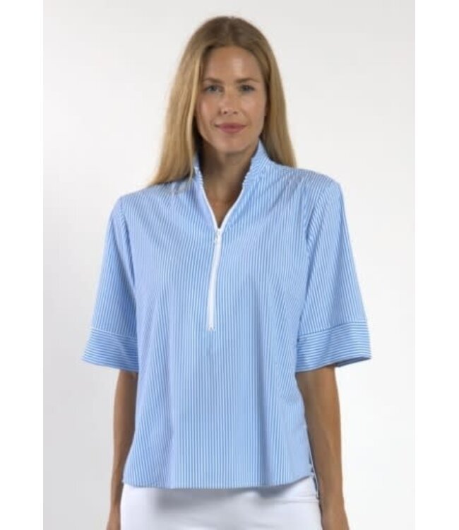 JULIET TOP PINSTRIPE