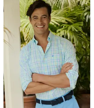 Southern Tide M LS CB Master Plaid Sportshirt