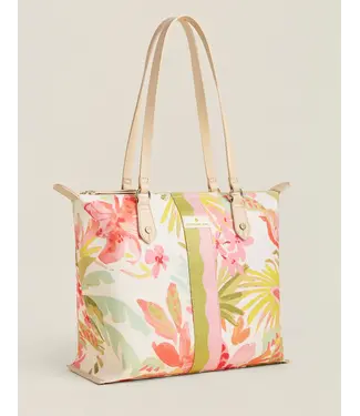 Spartina Zip Travel Tote Castillo Tropical
