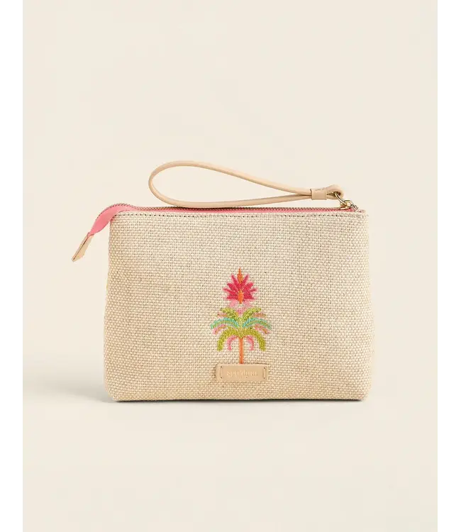 Carina Wristlet Castillo Floral Palms