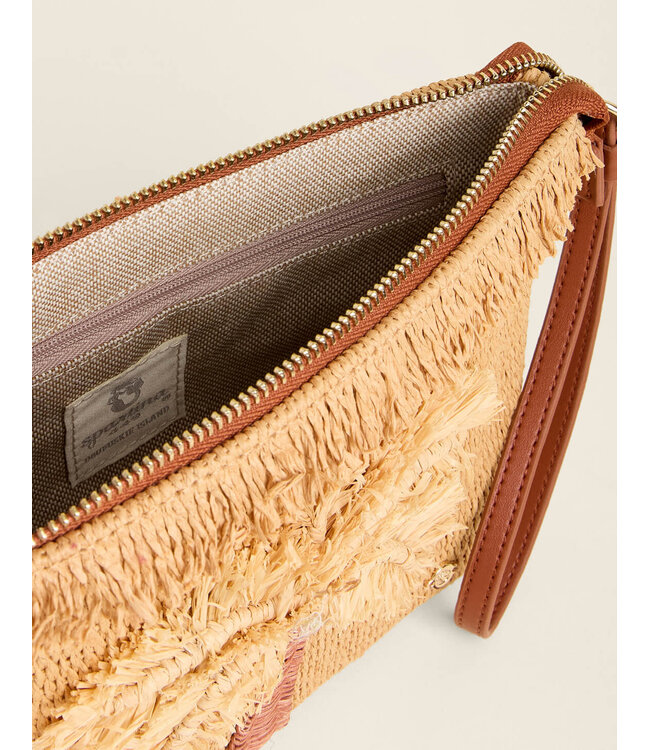 Straw Fringe Carina Wristlet Flagler Resort Palm