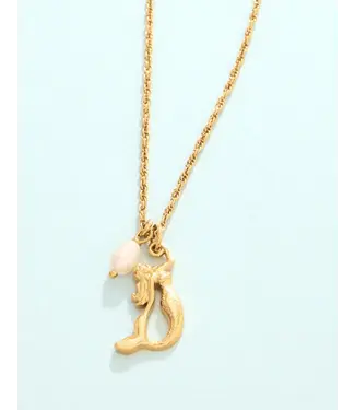 Spartina SP Mermaid Necklace 18" Gold
