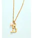 SP Mermaid Necklace 18" Gold