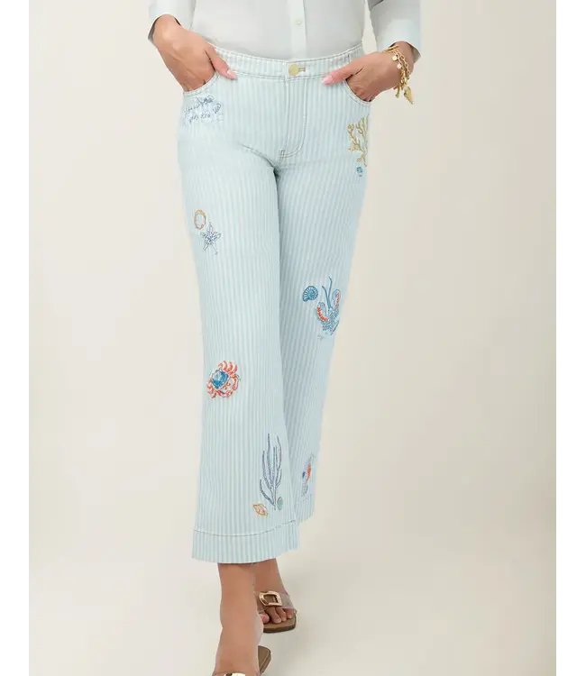 Mable Wide Leg Jean Flagler