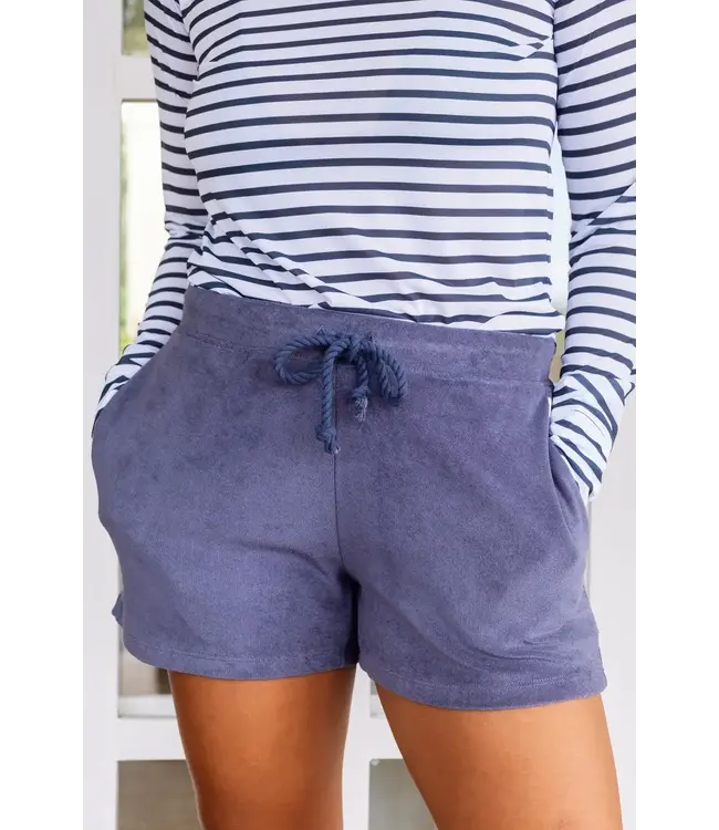 Terry shorts vintage indigo