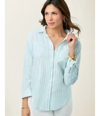 Spartina Aida Buttonfront Shirt Flagler