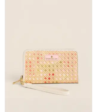 Spartina Splash Cane Wrist Wallet Castillo Tropical