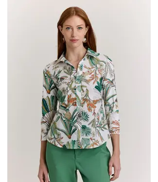 HINSON WU LIZETTE 3/4 SLEEVE TOP