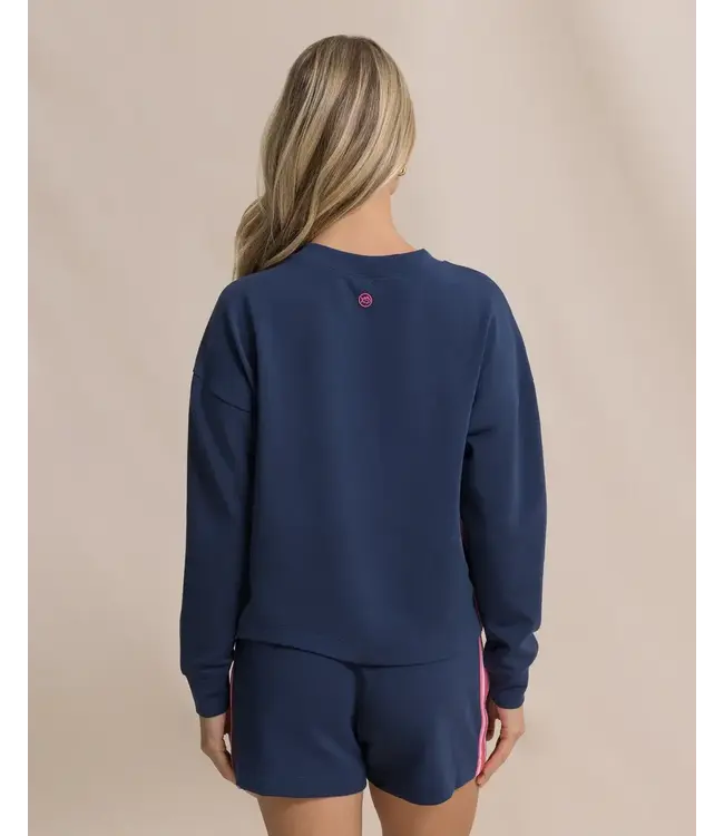 W LS Sabrina Side Stripe Sweatshirt