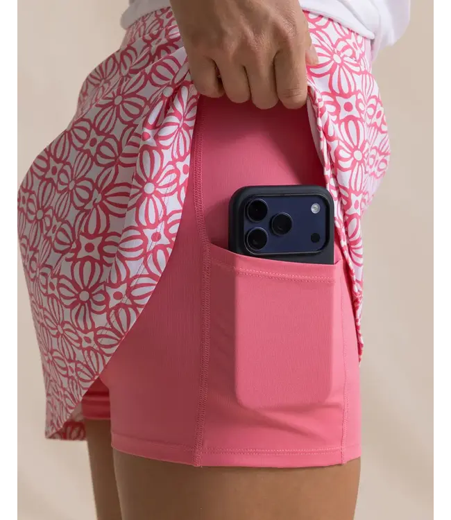 W Amber Print Active Skort