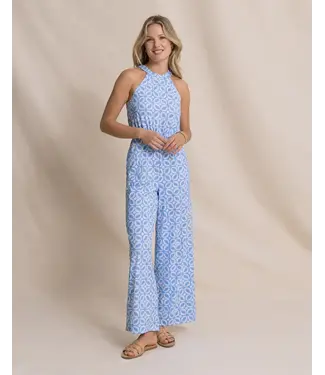 Southern Tide - Womens W Karrigan Printed Perf Jumpsuit