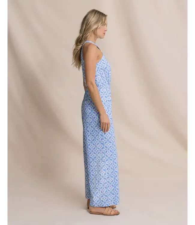 W Karrigan Printed Perf Jumpsuit