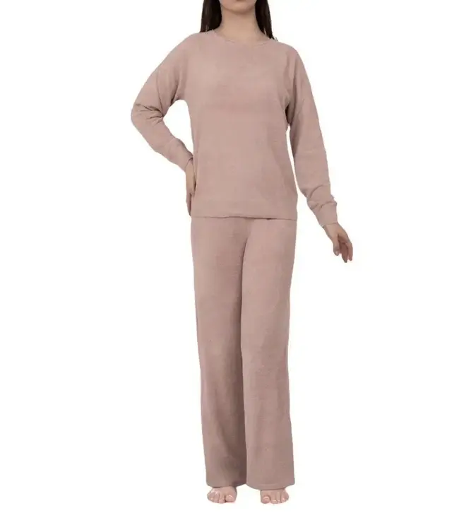 CCUL Jersey Roll Pullover & Wide Leg Pant