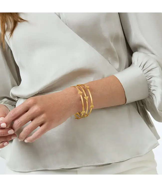 Bee Bangle-Cubic Zirconia-M