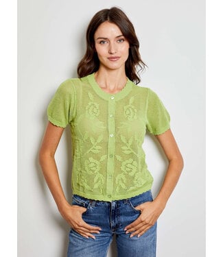 DESIGN HISTORY FLORA LACE CARDI