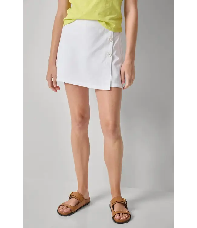 LINEN BLEND SKORT