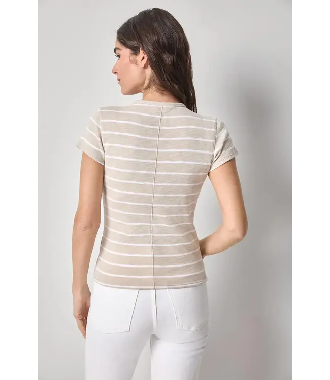 STRIPED SHORT SLEEVE