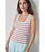 STRIPED WIDE STRAP TANK
