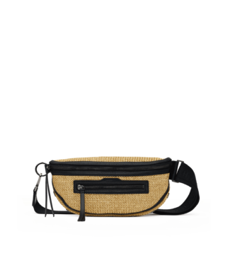 Hammitt charles crossbody med NOIR SMOOTH RAFFIA/GM NA